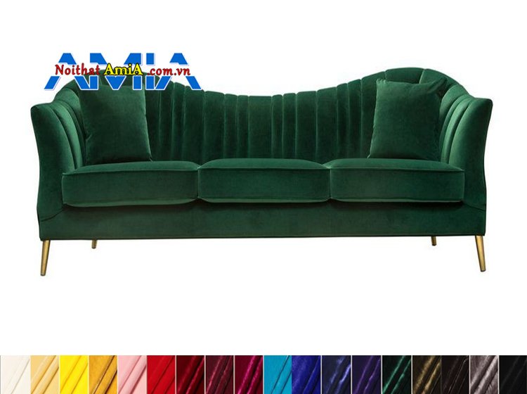 sofa nhung cao cấp đẹp