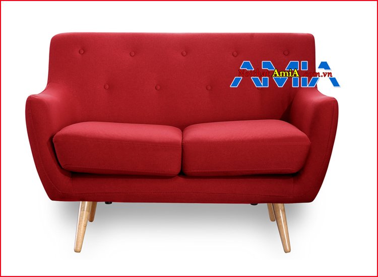  sofa nỉ màu đỏ cho shop thời trang đẹp