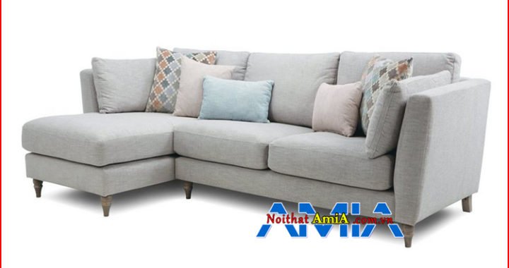 sofa vải bố góc đẹp giá rẻ