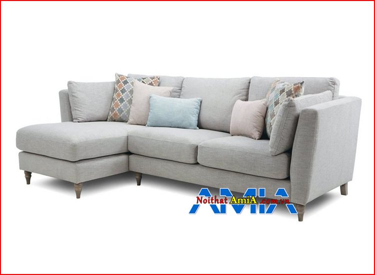 sofa vải bố góc đẹp giá rẻ