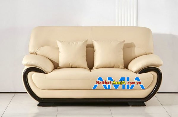 sofa văng da phòng khách kiểu mới