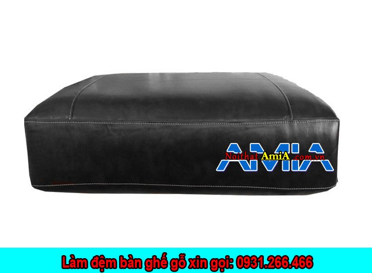 đệm da ghế sofa màu đen