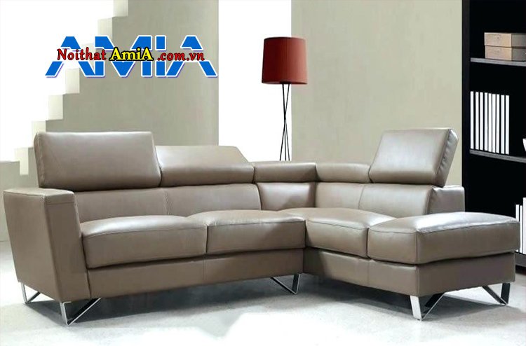 sofa da công nghiệp Microfiber góc L AmiA SF1992119