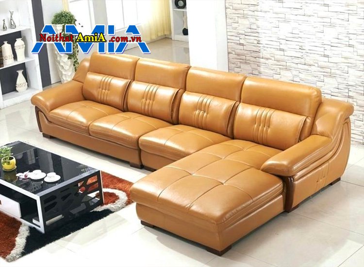 ghế sofa da công nghiệp đẹp hiện đại