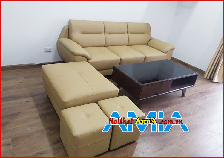 Mẫu ghế sofa văng da đẹp bán chạy nhất tại Hà Nội