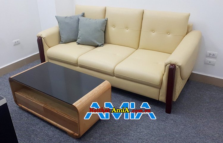  sofa da nhỏ cho phòng khách hẹp