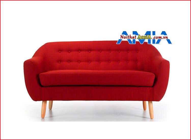 sofa đẹp cho shop thời trang trẻ em màu đỏ nổi bật