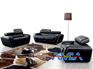 Bộ bàn ghế sofa da văn phòng giá rẻ AmiA SF1992223