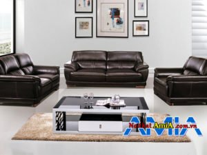 Bộ sofa da văn phòng sang trọng tựa thư giãn AmiA SF1992217