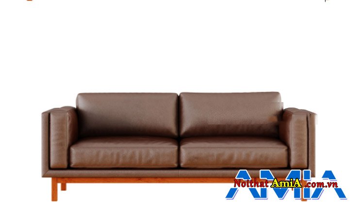 Hình ảnh ghế sofa văng da đẹp tại Hà Nội