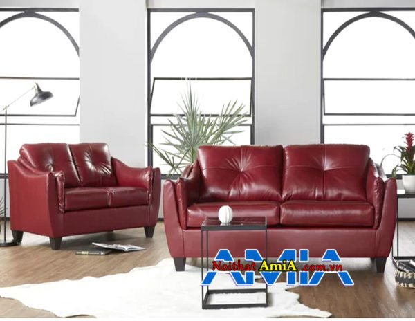 Ảnh ghế sofa phòng khách bằng da cao cấp AmiA SF1992172