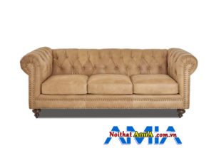 ảnh ghế sofa da tân cổ điển hiện đại AmiA SF1992159