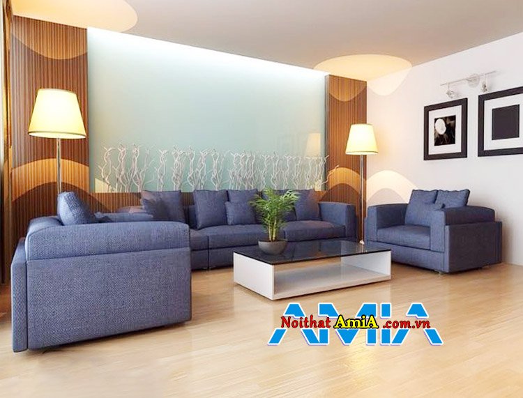 sofa trong văn phòng mới kê xong