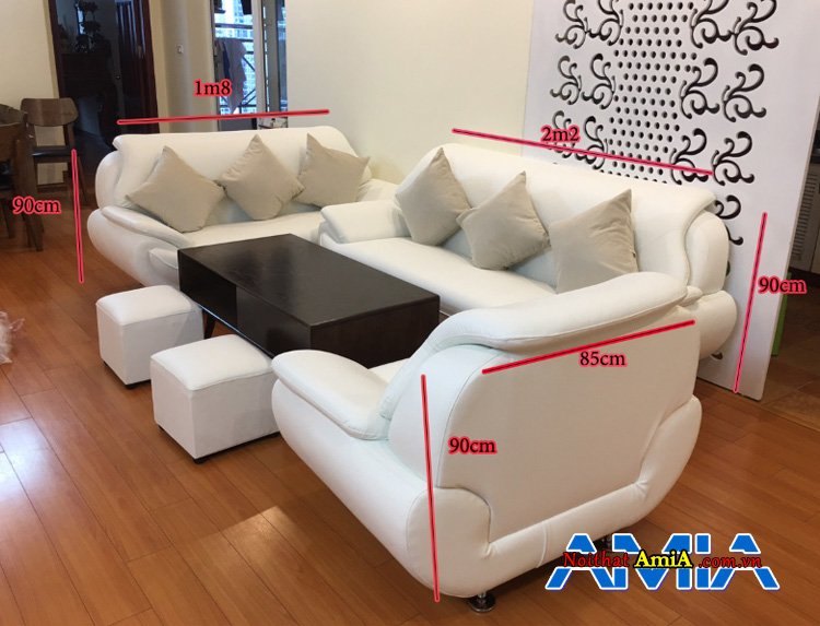 Các kích thước sofa tân cổ điển đạt chuẩn