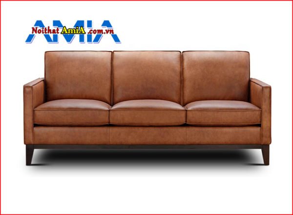 Hình ảnh Ghế sofa da đẹp AmiA SF1992152 đậm chất nam tính