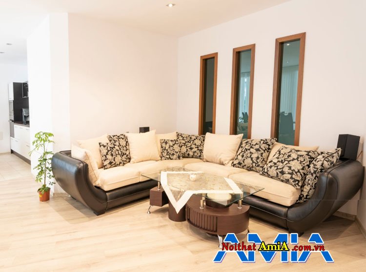 Mẫu ghế sofa góc hiện đại kê khách sạn