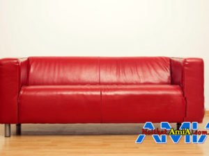 Sofa bọc da màu đỏ đẹp Hà Nội AmiA SFD030330301