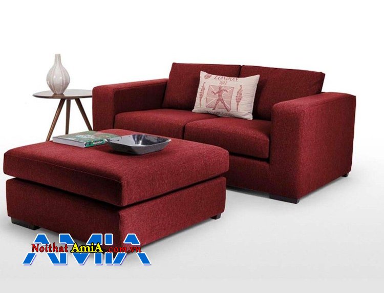 Ghế sofa cho văn phòng nhỏ đẹp màu đỏ ấn tượng