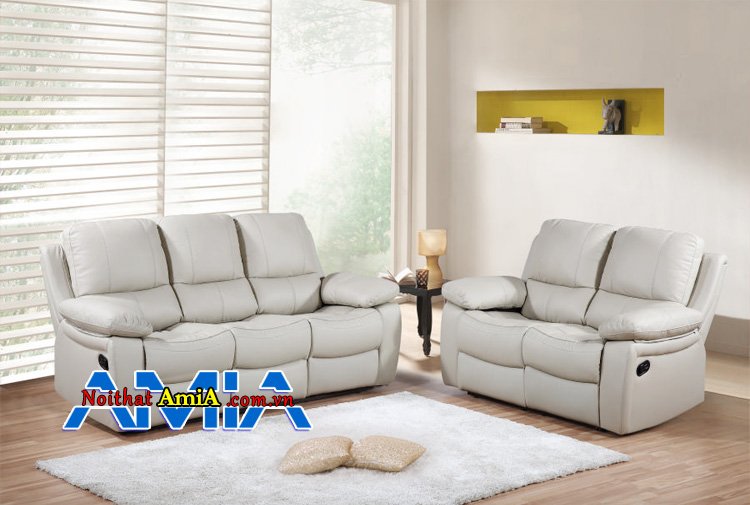 Hình ảnh sofa da của Ý hiện đại theo bộ