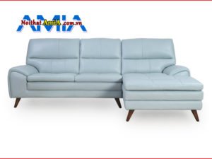 Ảnh mẫu sofa da giá rẻ xanh ngọc bích AmiA SF1992143