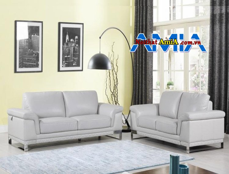 sofa giả da văn phòng giá rẻ AmiA SF1992232