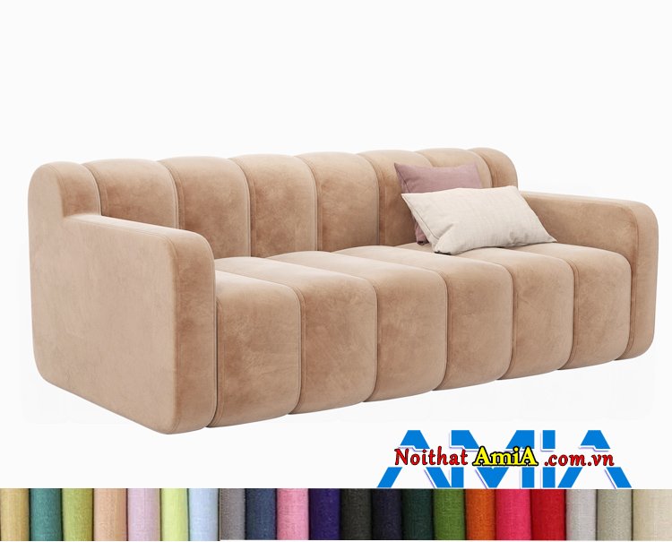 Sofa nhung hàn quốc nhập khẩu cao cấp kiểu dáng đẹp