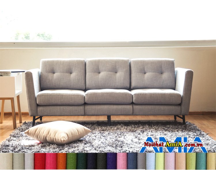 Hình ảnh Mẫu ghế sofa nỉ cao cấp nhập khẩu Malaysia đẹp