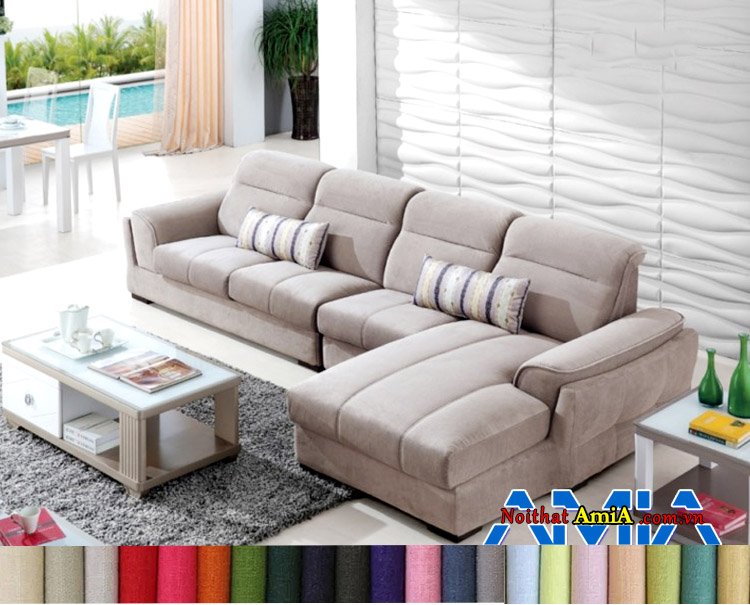 Mẫu ghế sofa nỉ nhập khẩu Việt Nam