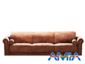 Sofa tân cổ điển màu da bò AmiA SFN190320209