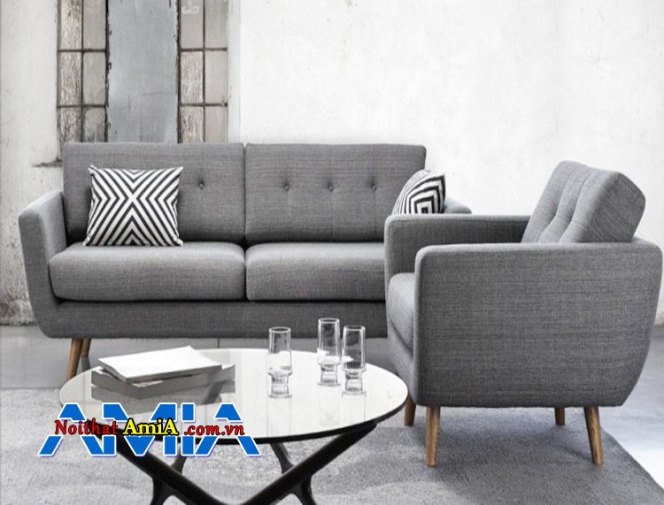 Bộ ghế sofa văn phòng thanh lý chất liệu nỉ