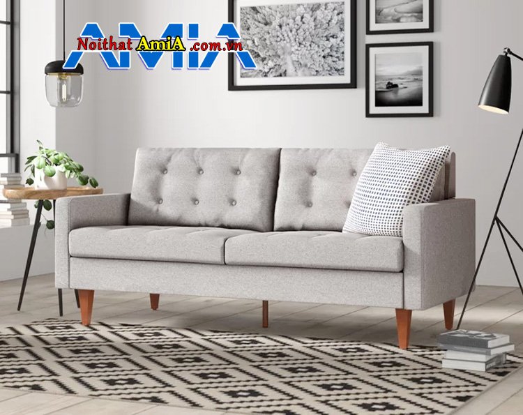 ghế sofa văng nỉ giá rẻ nhỏ gọn 1m8