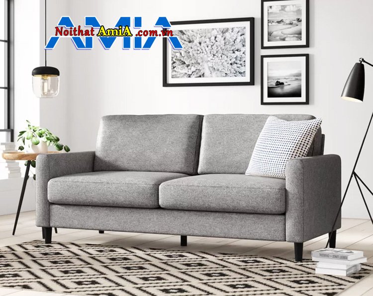 sofa văng nỉ giá rẻ phòng khách nhỏ gọn