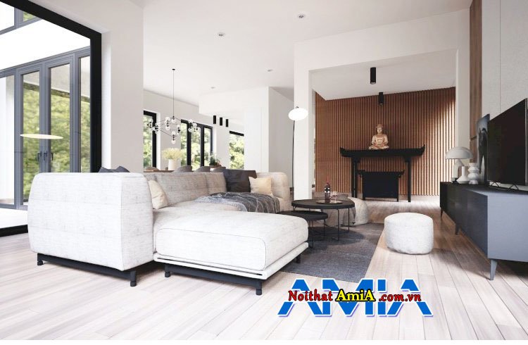 Lưu ý khi mua sofa chữ L phong cách nhà vườn