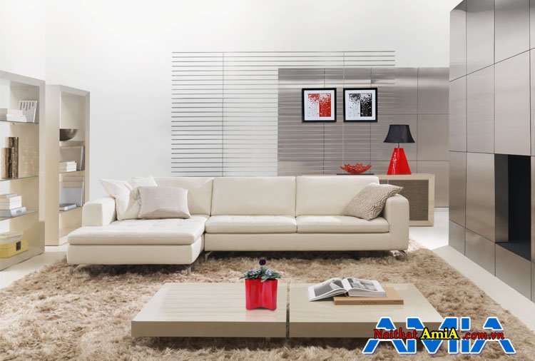 Ghế sofa chữ l phong cách tối giản đẹp