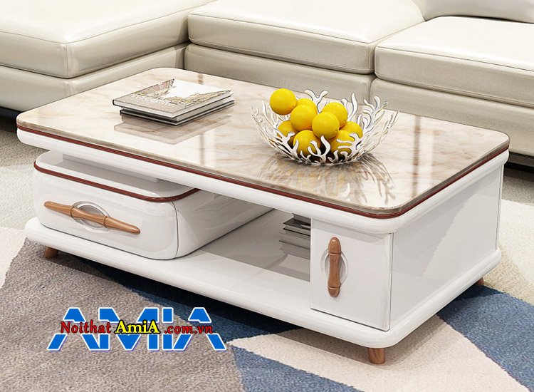 bàn trà sofa hình chữ nhật