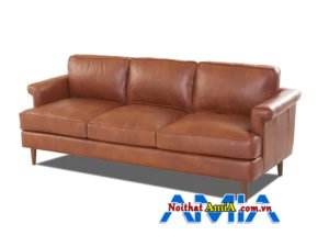 Ghế sofa 3 chỗ ngồi nhập khẩu bọc da