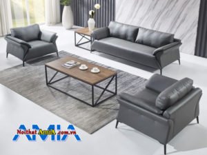 sofa bọc da hiện đại nhỏ gọn tiện lợi AmiA SF1992270