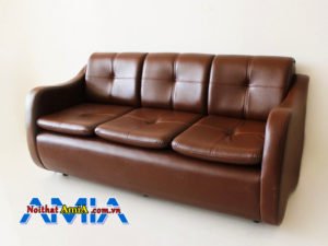 Sofa da đẹp nệm mút êm ái cho người trung niên