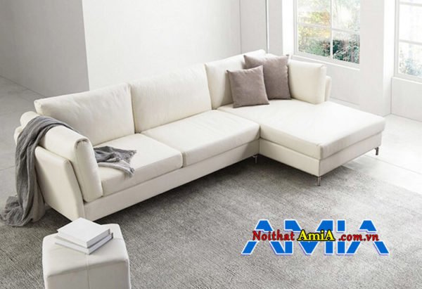 Sofa da phòng khách nhà phố