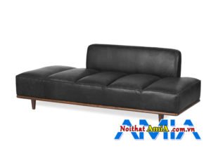 Sofa giường 3 chỗ bọc da lộn giá rẻ