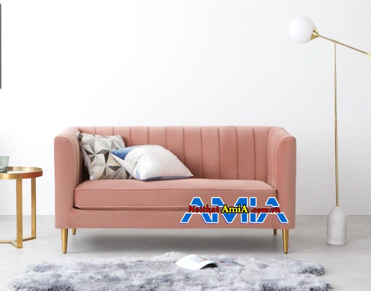 8 ghế sofa nỉ nhỏ mini cho phòng khách hẹp