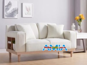 Hình ảnh bộ sofa cho phòng khách nhỏ bọc nỉ giá rẻ đẹp