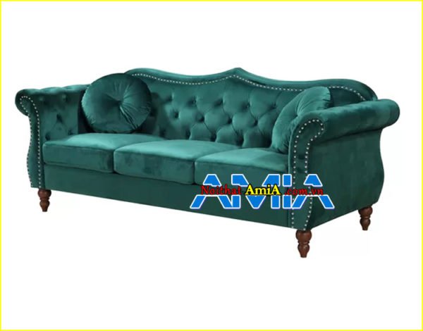 hình ảnh bộ sofa văng tân cổ điển nhỏ gọn