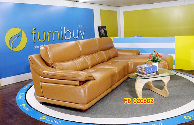 Hình ảnh ghế sofa da cao cấp phòng khách FB120602