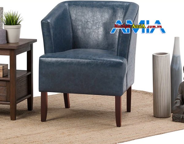 ảnh ghế sofa da đơn đẹp mini