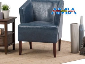 Hình ảnh ghế sofa da đơn đẹp mini AmiA SF1992455