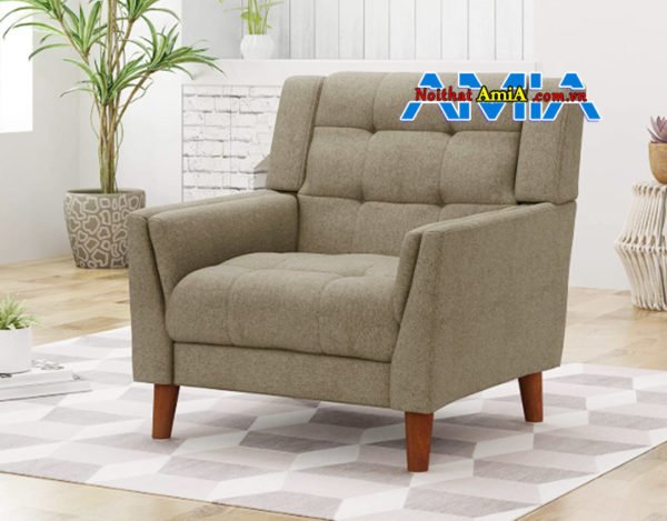 Hình ảnh ghế sofa đơn màu xám đẹp tựa ngả AmiA SF1992447
