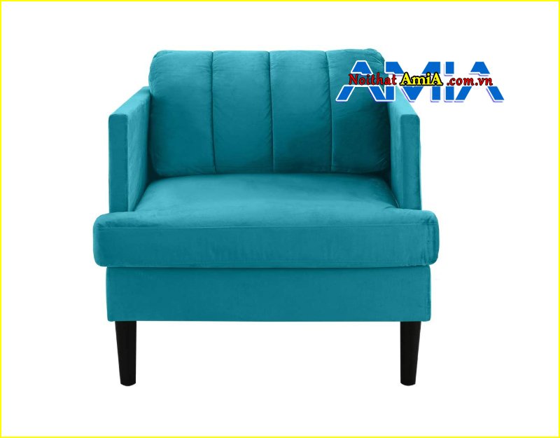 Hình ảnh ghế sofa đơn kích thước nhỏ màu xanh AmiA SF1992446