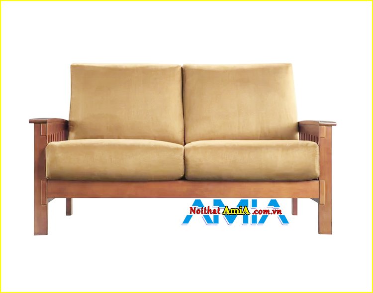 Hình ảnh bộ ghế sofa gỗ nhỏ gọn giá rẻ