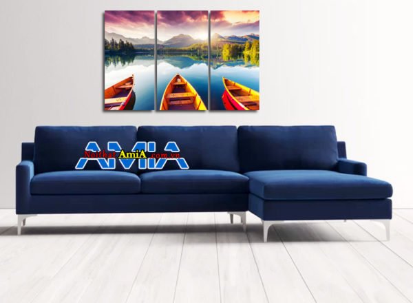 ảnh ghế sofa hiện đại phòng khách chân Inox AmiA SF1992338